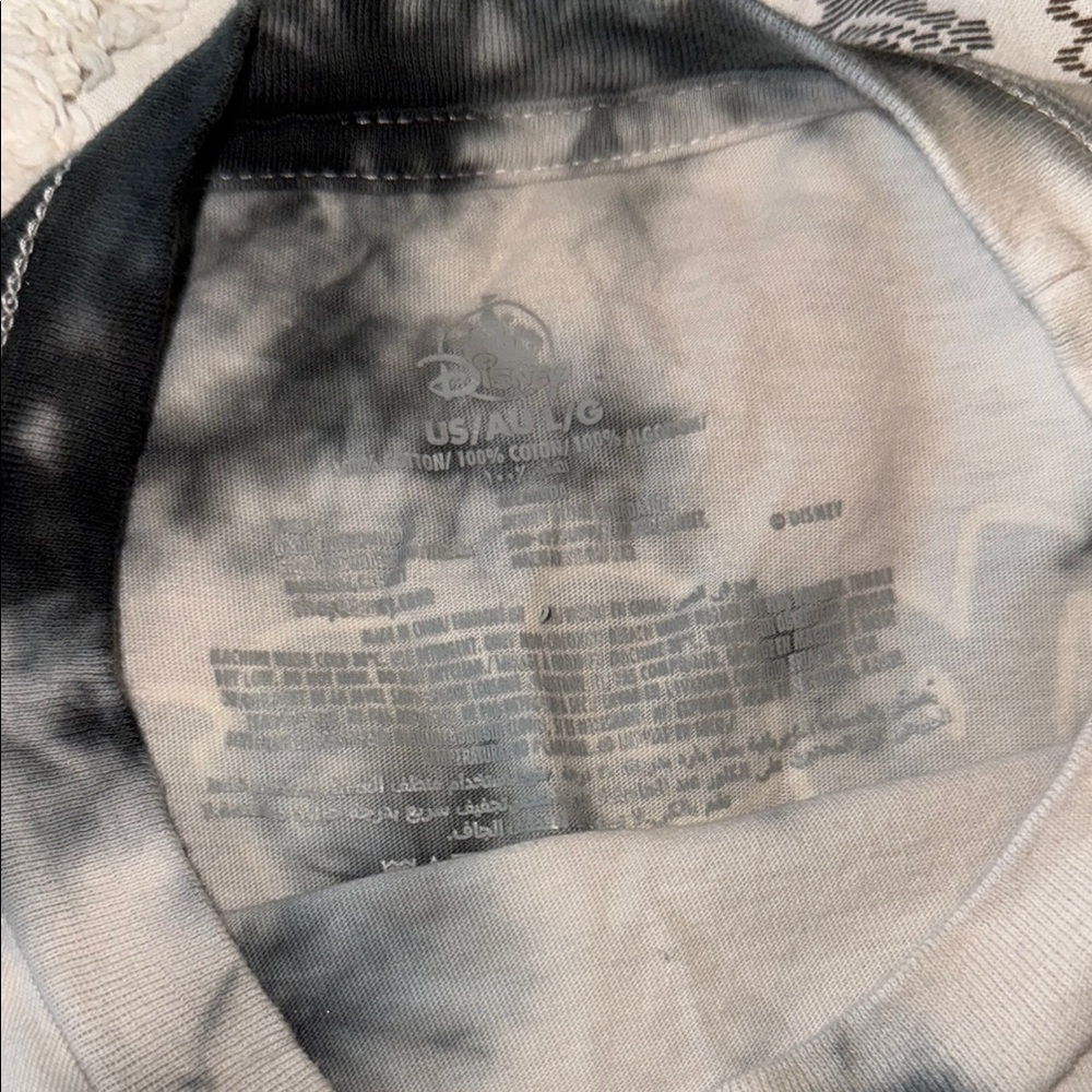 Disney Monochrome Tie-Dye T-Shirt - Picture 2 of 3